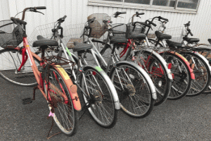 多量自転車の画像